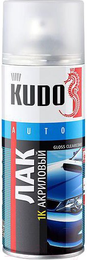 Изображение товара Лак автомобильный Kudo Акриловый 1К / KU9010 (520мл)