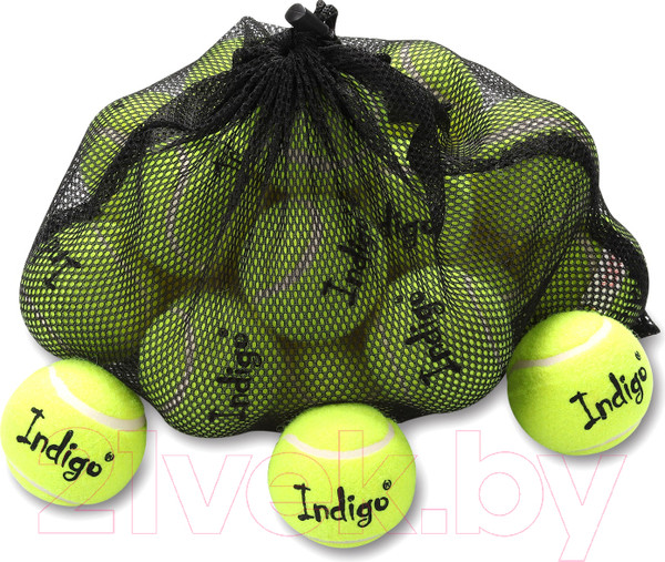 Изображение товара Набор теннисных мячей Indigo Sport IN154 (24шт, желтый)