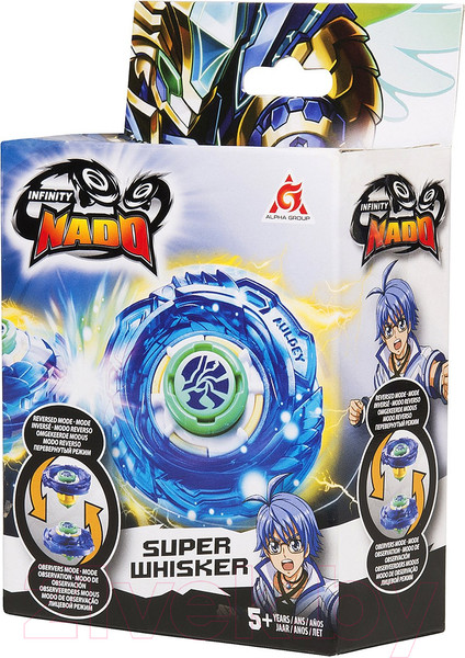 Изображение товара Игровой набор Infinity Nado Волчок. Super Whisker / 36042
