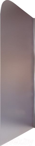 Изображение товара Стеклянная шторка для ванны Стеклоконтакт 8М-1500х700 R (матовое стекло)