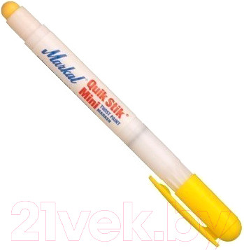 Изображение товара Маркер строительный Markal Pocket Quik Stik Mini 61127 (желтый)
