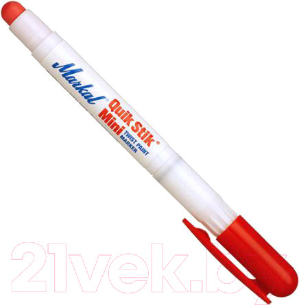 Изображение товара Маркер строительный Markal Pocket Quik Stik Mini 61128 (красный)