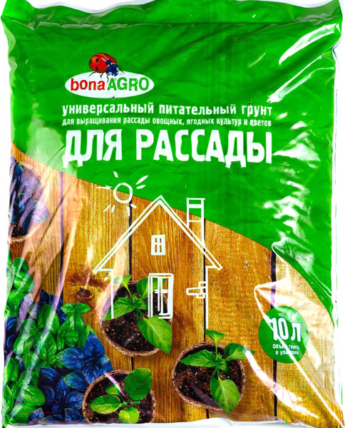 Изображение товара Грунт для растений Bona Agro Для рассады 4813617000303 (30л)