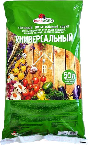 Изображение товара Грунт для растений Bona Agro Универсальный 4813617000327 (50л)