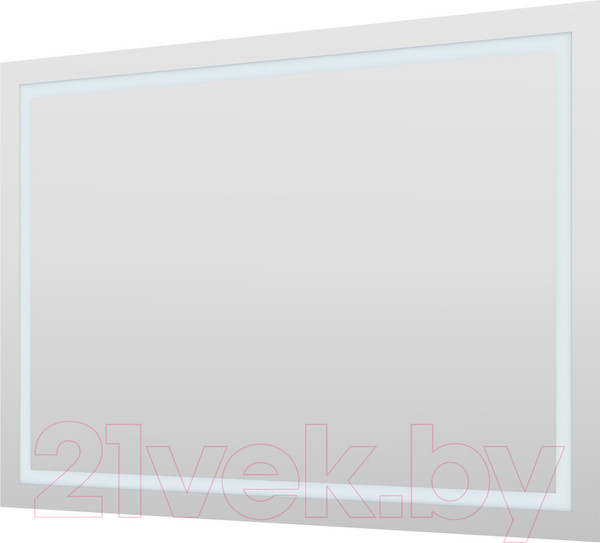 Изображение товара Зеркало Пекам Astra 1 120x80 / astra1-120x80cl (с подсветкой и часами)