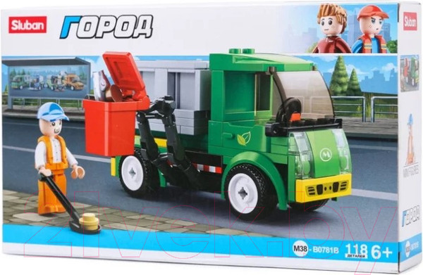 Изображение товара Конструктор Sluban Уборочная машина / M38-B0781B