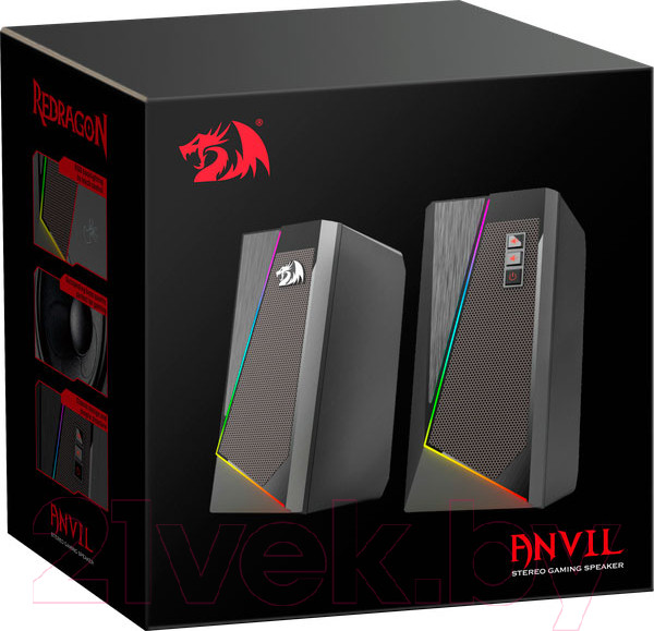 Изображение товара Мультимедиа акустика Redragon Anvil / 77878 (черный)