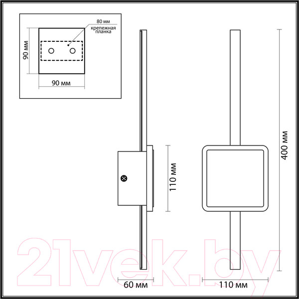 Изображение товара Бра Odeon Light Stilo 4257/12WL