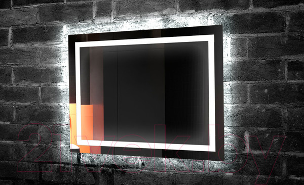 Изображение товара Зеркало Пекам Astra 1 60x80 / astra1-60x80s (с подсветкой и сенсором на прикосновение)