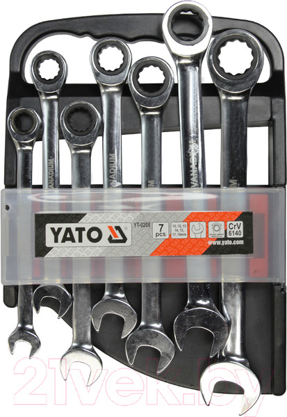 Изображение товара Набор ключей Yato YT-0208 (7 предметов)
