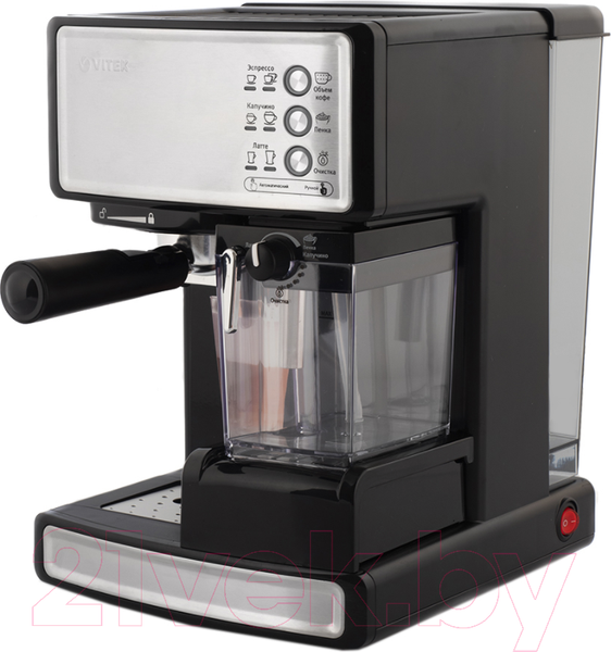Изображение товара Кофеварка эспрессо Vitek VT-1514 BK