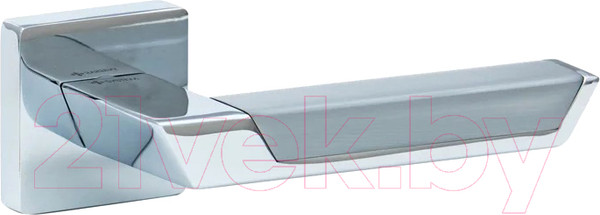 Изображение товара Ручка дверная System Pandora SQ CR/CR/CBM (хром/хром/матовый хром)