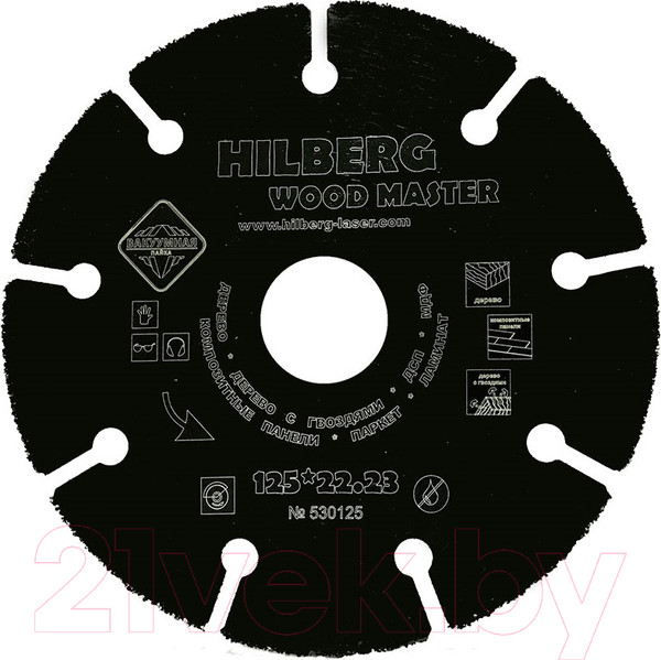 Изображение товара Пильный диск Hilberg 530125