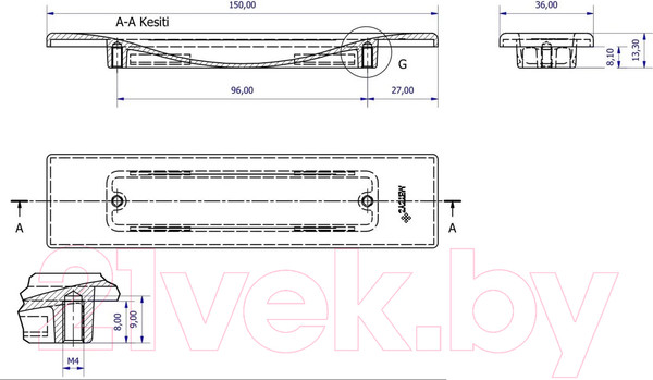 Изображение товара Ручка дверная System SY4340 CR (хром)