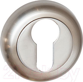 Изображение товара Накладка на цилиндр Lockstyle Круглая PRO-ET SN/CP (матовый никель/хром)