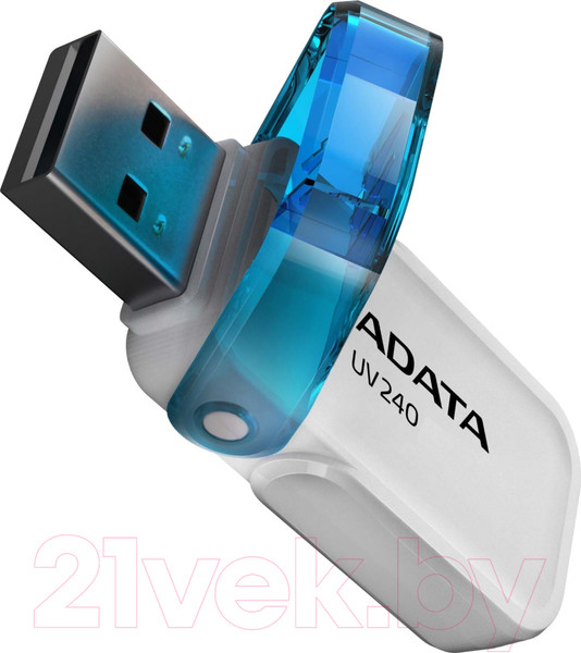Изображение товара USB flash накопитель A-data DashDrive UV240 White 32GB (AUV240-32G-RWH)