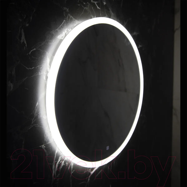 Изображение товара Зеркало Пекам Ring 70x70 / ring-70x70s (с подсветкой и сенсором на прикосновение)