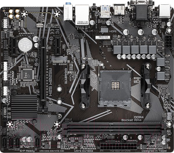 Изображение товара Материнская плата Gigabyte A520M S2H