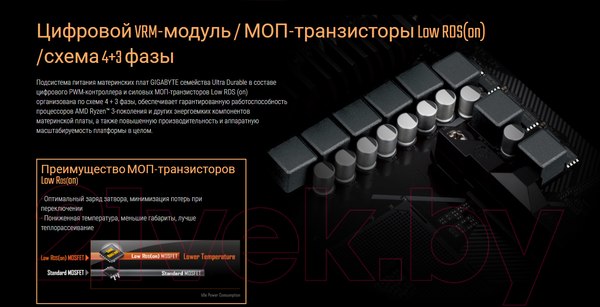 Изображение товара Материнская плата Gigabyte A520M S2H