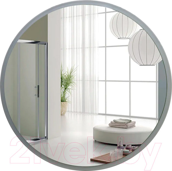 Изображение товара Зеркало Пекам Ring 80x80 / ring-80x80sp (с подсветкой, подогревом и сенсором на прикосновение)