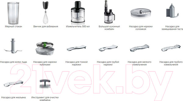 Изображение товара Блендер погружной Braun Multiquick 9 MQ9195XLI