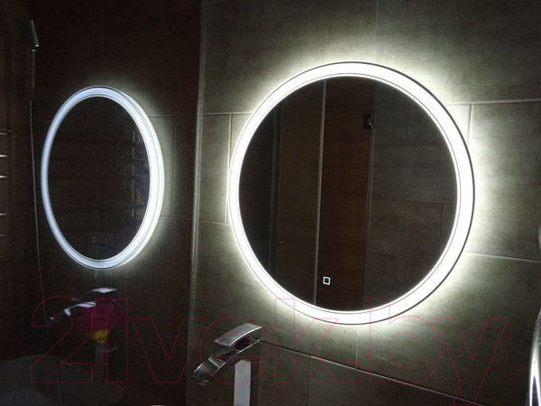 Изображение товара Зеркало Пекам Ring 2 60x60 / ring2-60x60s (с подсветкой и сенсором на прикосновение)