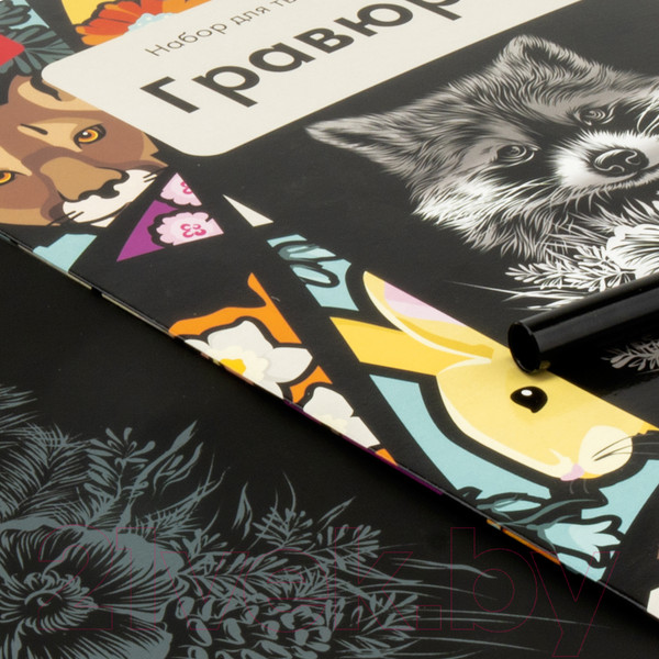 Изображение товара Гравюра Lori Очаровательный енот / Гр-612