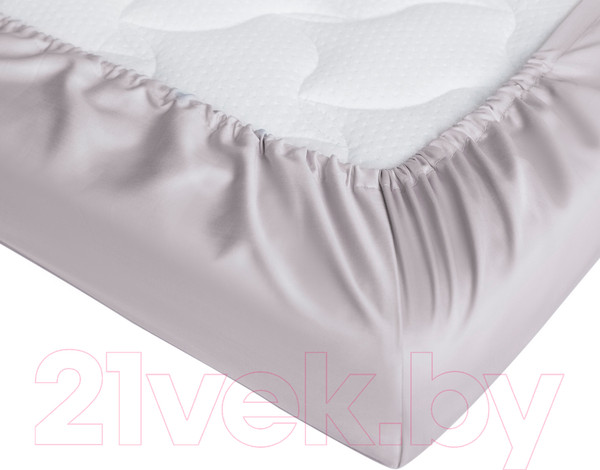 Изображение товара Простыня для малышей Perina На резинке / ПР-120х60.6 (серый)