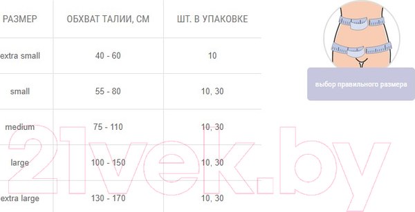 Изображение товара Подгузники для взрослых Seni Super Classic Extra Large (30шт)