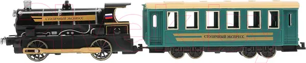 Изображение товара Поезд игрушечный Технопарк Поезд с вагоном / CT10-038-BU-WB
