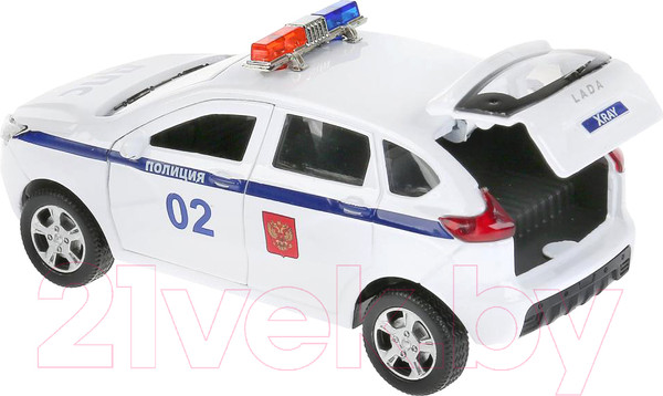 Изображение товара Автомобиль игрушечный Технопарк Lada Xray. Полиция / XRAY-12POL-WH
