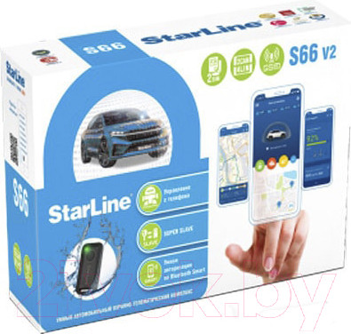 Изображение товара Автосигнализация StarLine S66ВТ GSM v2