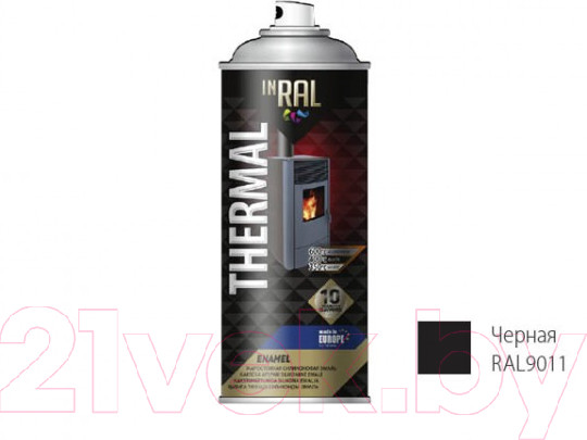 Изображение товара Краска Inral 26-7-4-003 / 9011 (400мл, черный)