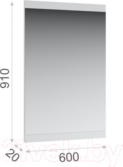 Изображение товара Зеркало Империал Йорк 600 (белый жемчуг)