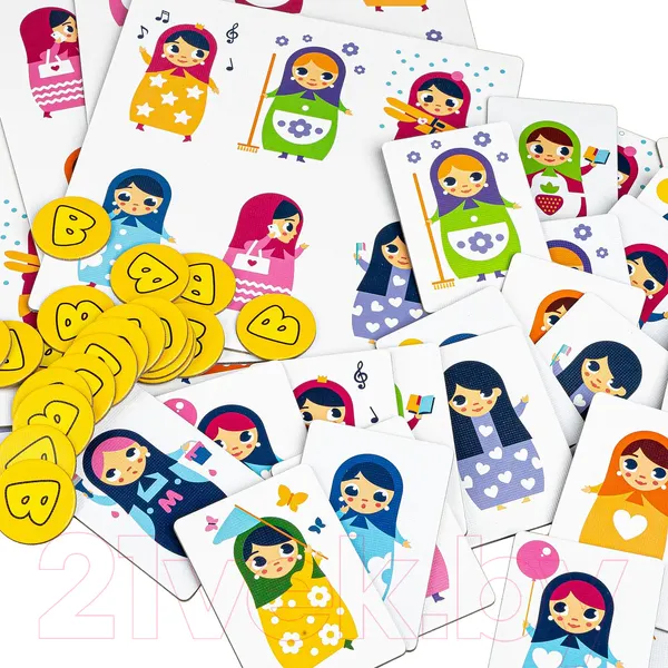 Изображение товара Развивающая игра Bondibon Матрёшки на ладошке / ВВ4247