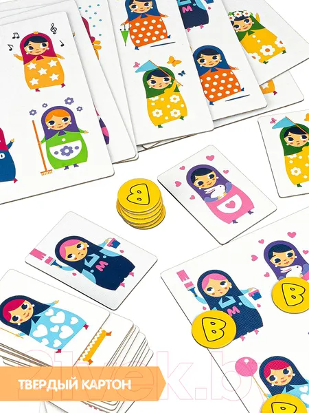Изображение товара Развивающая игра Bondibon Матрёшки на ладошке / ВВ4247