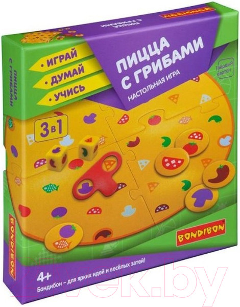Изображение товара Набор игр Bondibon Пицца с грибами / ВВ4330