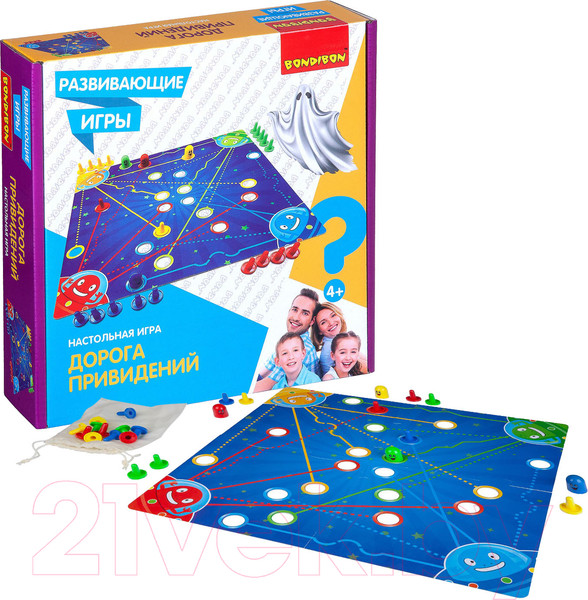 Изображение товара Развивающая игра Bondibon Дорога приведений / ВВ4475