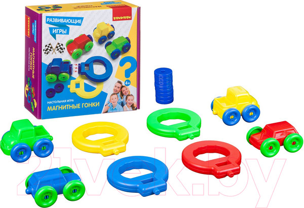 Изображение товара Развивающая игра Bondibon Магнитыне гонки / ВВ4478