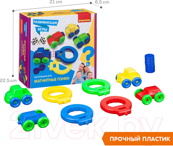 Изображение товара Развивающая игра Bondibon Магнитыне гонки / ВВ4478
