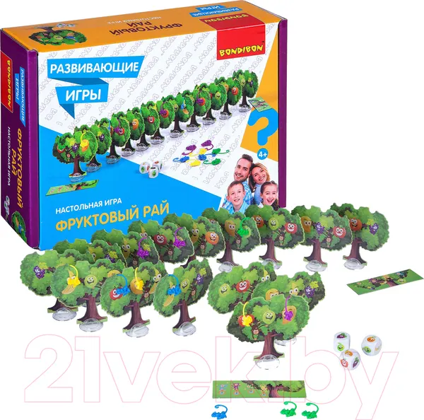 Изображение товара Развивающая игра Bondibon Фруктовый рай / ВВ4507