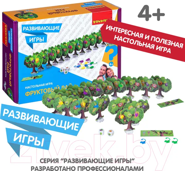 Изображение товара Развивающая игра Bondibon Фруктовый рай / ВВ4507