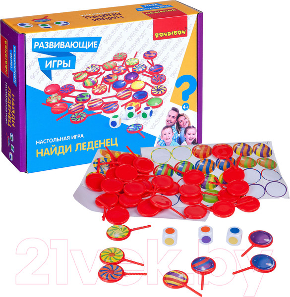 Изображение товара Развивающая игра Bondibon Найди леденец / ВВ4508