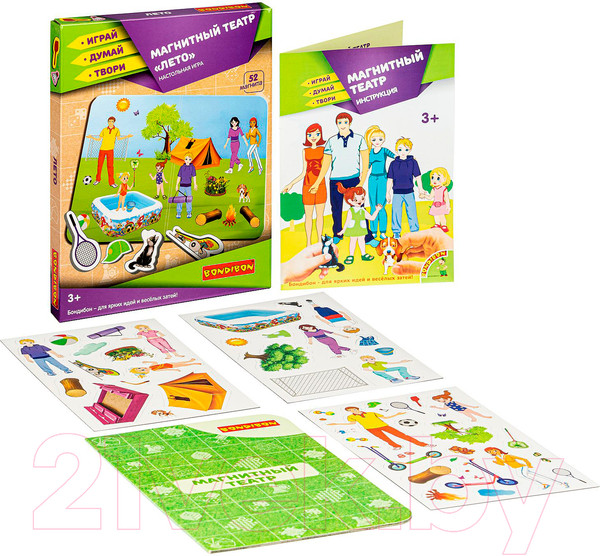 Изображение товара Кукольный театр Bondibon Магнитный театр. Лето / ВВ4413
