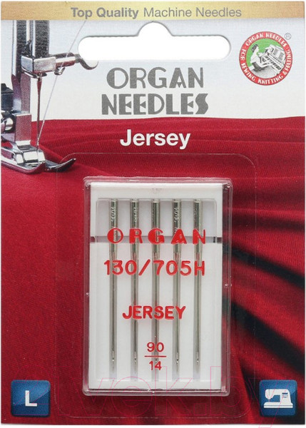 Изображение товара Набор игл для бытовой швейной машины Organ 5/90 (джерси)