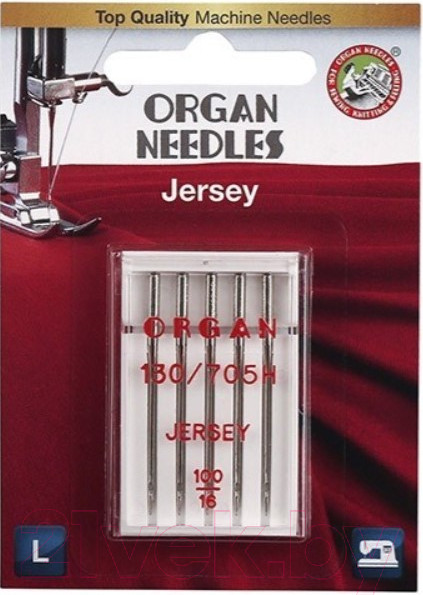 Изображение товара Набор игл для бытовой швейной машины Organ 5/100 (джерси)