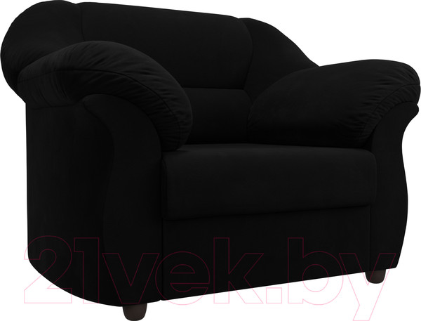 Изображение товара Кресло мягкое Лига Диванов Карнелла 240 / 105846 (микровельвет черный)