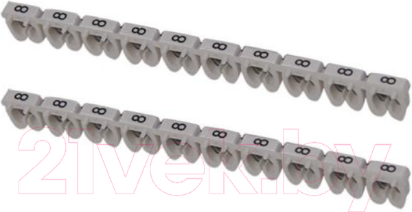 Изображение товара Маркер кабельный TDM SQ0534-0039 (100шт, серый)