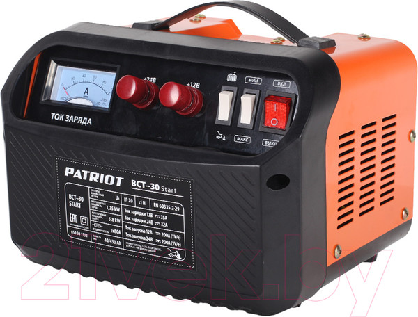 Изображение товара Пуско-зарядное устройство PATRIOT BCT- 30 Start