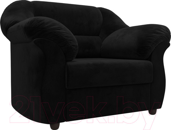 Изображение товара Кресло мягкое Лига Диванов Карнелла 240 / 105833 (велюр черный)
